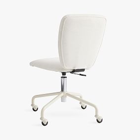 Performance Heathered Basketweave Carey Swivel Desk Chair