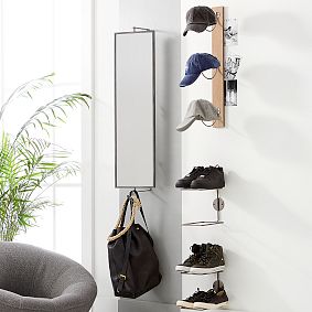 Rectangular Swivel Pinboard Mirror