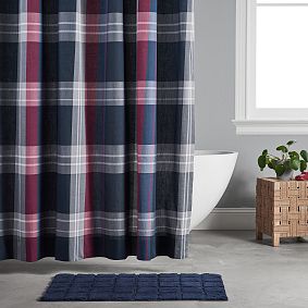 Walker Plaid Shower Curtain