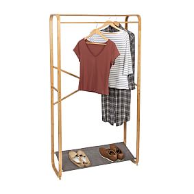 Bamboo &amp; Canvas Garment Rack