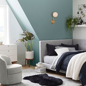 west elm x pbt Mid-Century Turned Wood Leg Planters