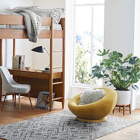 west elm x pbt Mid-Century Turned Wood Leg Planters