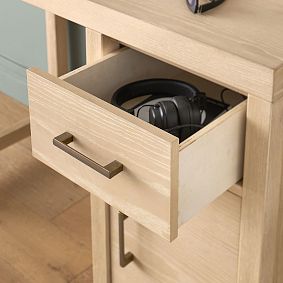 Campbell Single Pedestal Storage Desk &amp; Bookcase Set (98")