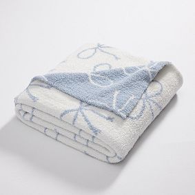 Cozy Bow Reversible Throw