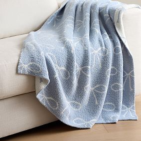 Cozy Bow Reversible Throw