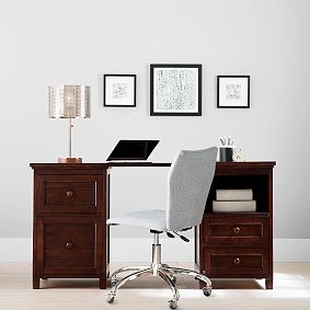Beadboard Smart Storage Desk (59.5")