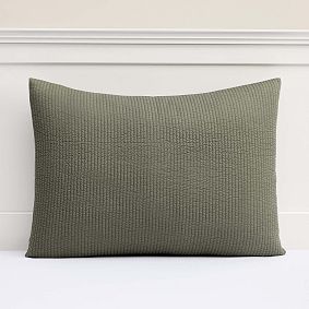 Denim Textured Standard Sham