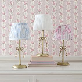 LoveShackFancy Eyelet Mini Table Lamp (14")