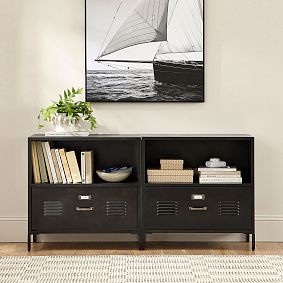 Locker 1-Drawer Bookcase, Set of 2 (60")