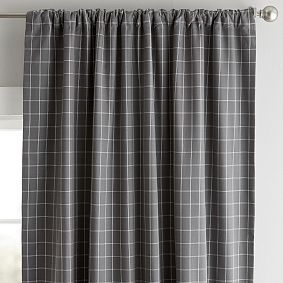 Windowpane Blackout Curtain 