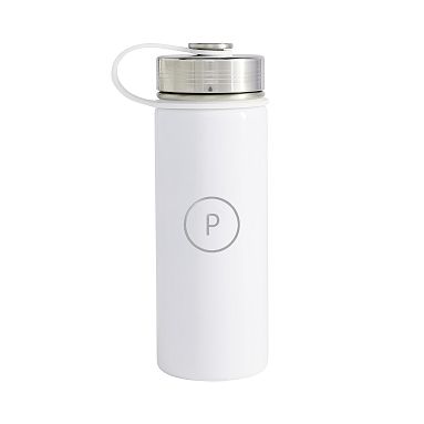 White Slim Water Bottle