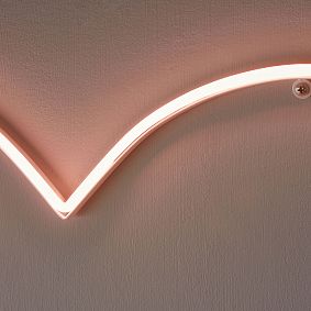 Blush Heart Neon LED Wall Light