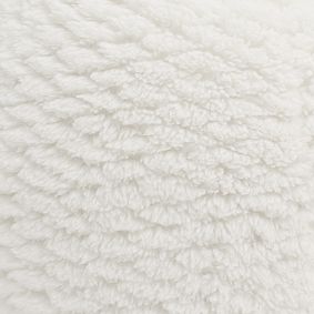 Large Cloud Faux Fur Ivory Bean Bag Chair Slipcover Only