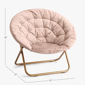 Lustre Velvet Dusty Blush Hang A Round Chair