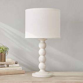 Naturalist Wood Ball Table Lamp (19")