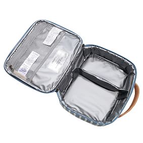 Northfield Stripe Light Blue  Cold Pack Lunch Box