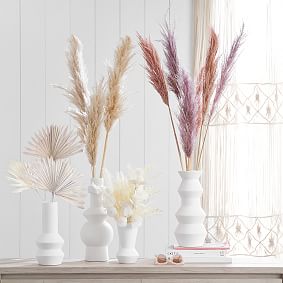 Tall Dried Pampas Bundle- Set of 3- Lavender