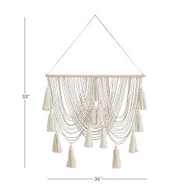 Wood Bead Hanging Wall Decor