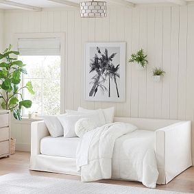 Bamboo Drum Flush Mount