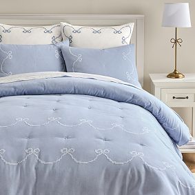 Georgia Bow Euro Pillow Cover