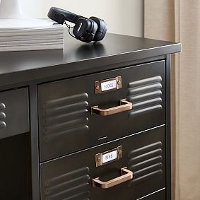 Locker Double Pedestal Smart Storage Desk (64")