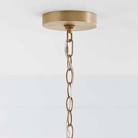 Monique Lhuillier Pressed Glass Chandelier (14")