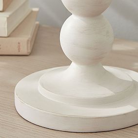 Naturalist Wood Ball Table Lamp (19")