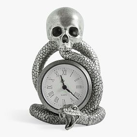 Harry Potter&#8482; Dark Mark Glow-in-the-Dark Clock