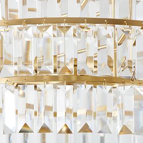 Monique Lhuillier Crystal Drop Flush Mount (18&quot;)