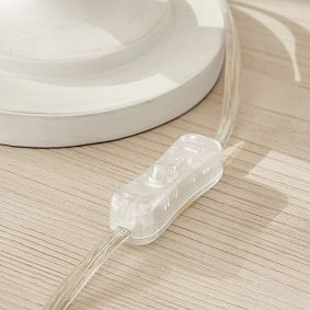 Naturalist Wood Ball Table Lamp (19")