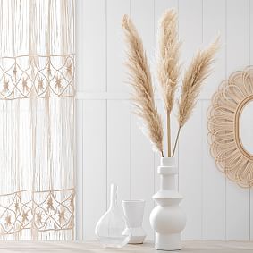 Tall Dried Pampas Bundle- Set of 3- Natural