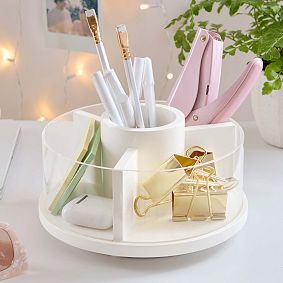 Wood &amp; Acrylic Storage Spinner