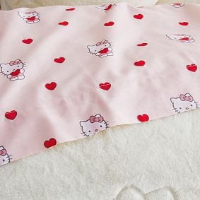 Hello Kitty&#174; Organic Heart Sheet Set