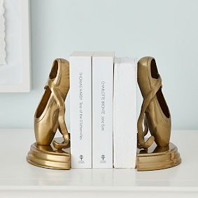 Ballet Slipper Bookends - Set of 2