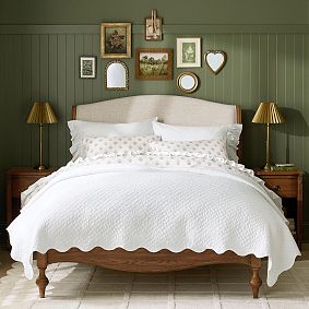 Washed Cotton Ruffle Organic Sheet Set