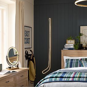 Hockey Stick Neon Wall Light