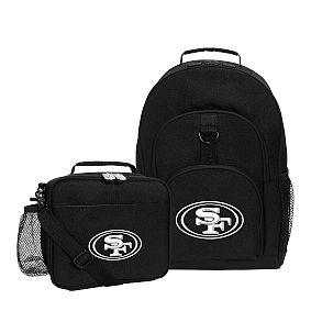 Gear-Up Personalized NFL Team Backpack &amp; Cold Pack Lunch Bundle
