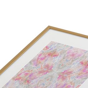 Watercolor Damask Art