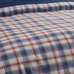 Wrangler® Plaid Organic Duvet Cover