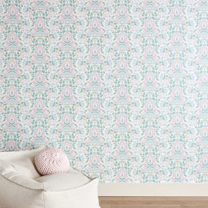 Roller Rabbit Rosebud Wallpaper | Pottery Barn Teen