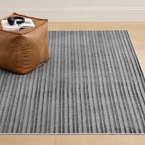 Washable Tonal Stripe Rug