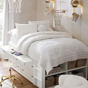 Faux Fur Basketball Pillow