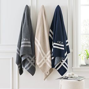 Blake Border Knit Throw