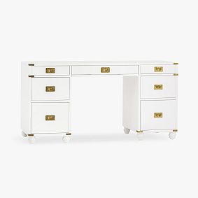 Campaign Storage Desk (60")