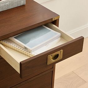 Campaign Storage Desk (60")