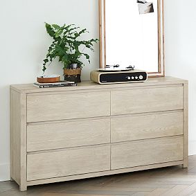 Costa 6-Drawer Wide Dresser (56w x 19d")