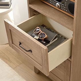 Hampton Bookcase with Storage Drawers (20")