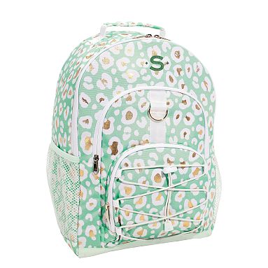 Gear-Up Aqua Gold Metallic Leopard Recycled Backpack