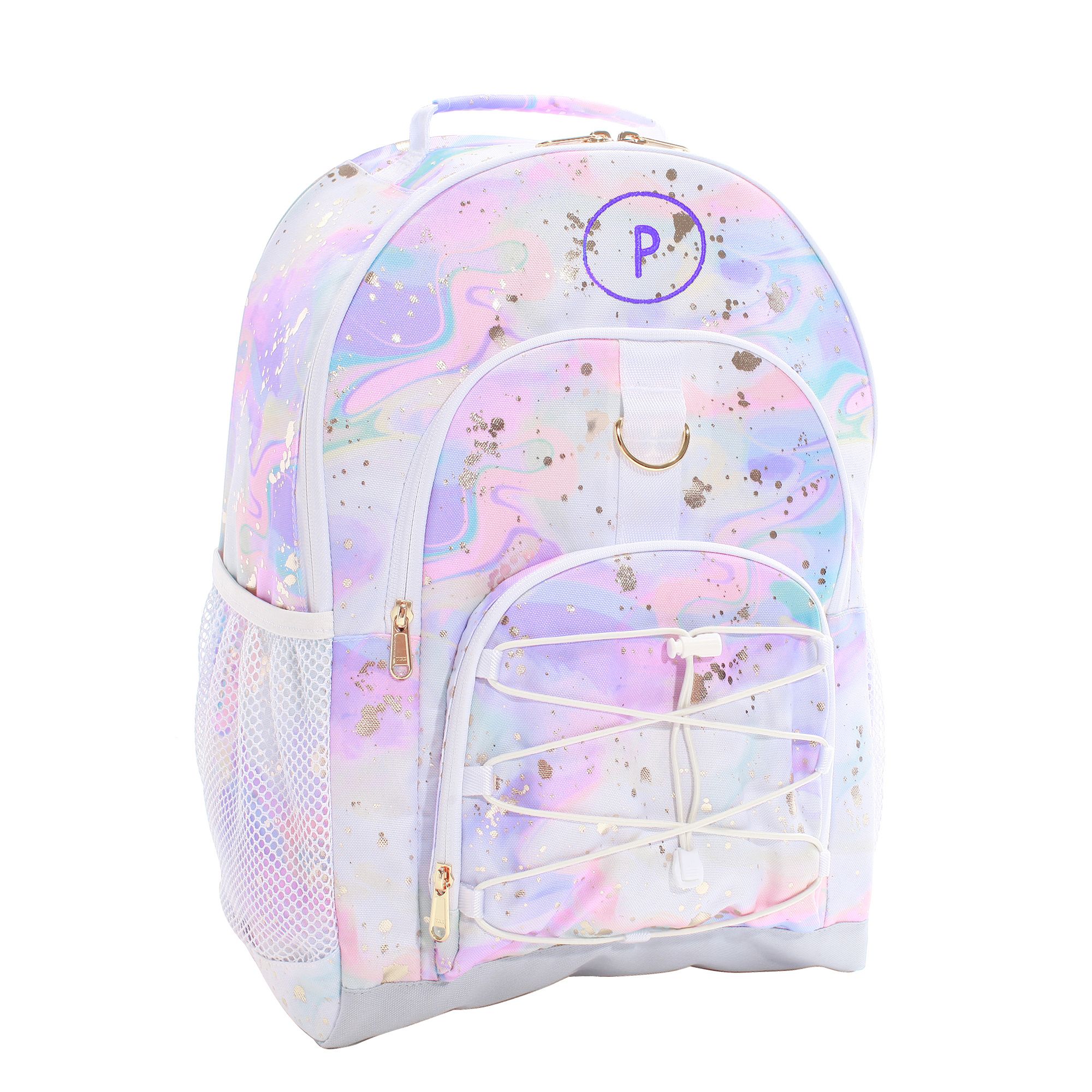 Gear Up Color Flow Metallic Watercolor Backpack | Pottery  display picture 1