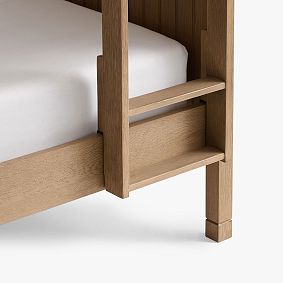 Beadboard Convertible Full-Over-Full Bunk Bed